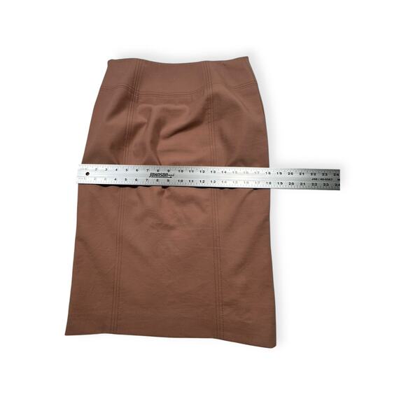 Ann Taylor Loft Women’s Pencil Skirt Size‎ 6 Peach Zip Straight Knee Length 418 - Picture 5 of 7